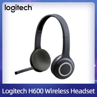 Logitech H600 Wireless Headset 2.4GHz Over-The-Head Gaming Stereo Portable Earphones with Microphone Gray