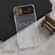 Case Iphone 11 Iphone 11 Pro Max Iphone 12 Iphone 12 Pro Iphone 12 Pro Max Clear Case Card Slot Big 