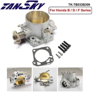 70mm Throttle Body For Honda Civic Acura Integra B16 B18 D16 F22 B20 D/B/H/F EG EK H22 Intake Manifo
