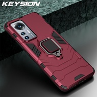 KEYSION Ốp Giáp Chống Sốc Cho Xiaomi Mi 12 12X 12 Pro 12 Ultra 5G Ốp Điện Thoại Có Vòng Móc Đứng Bằn