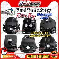 EXTRA BIG ESPADA 5L 6L 7L 9L Racing Fuel Tank Tangki Minyak Besar LC135 V1-V8 Fi Y15ZR Y16ZR RS150 R