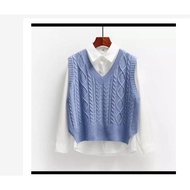 Sueterku VEST AIKO CABLE KNIT / KNIT VEST