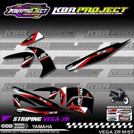 VEGA ZR STIKER STRIPING PREMIUM MOTOR KEREN LIS VARIASI VEGA ZR STIKER MOTOR YAMAHA DESAIN RACING M.