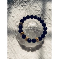 Goldsheen Obsidian 10MM /18K Gold Spacer