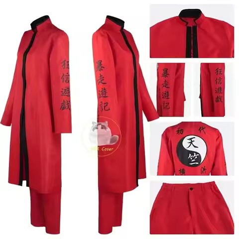 CAD Anime Tokyo Revengers Cosplay Kurokawa Izana Cosplay Rindo Haitani Costume Red Black Uniform Hal