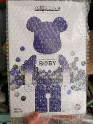 Bearbrick 澳門 2020 baby 紫 400% 新