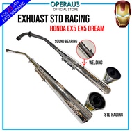 RED LEO EXHAUST EX5 DREAM RACING STD OPEN BUNYI CHAMPER EKZOS EX5 RED LEO VS KOZI GL BELANG FORCUS R