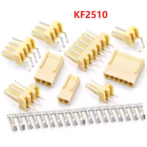 100pcs/lots KF2510 Connector 2.54mm Pitch 2P-12P Housing Plug Straight/Right Angle Socket Pin Header