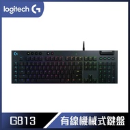 【10週年慶10%回饋】Logitech 羅技 G813 RGB 機械式短軸遊戲鍵盤