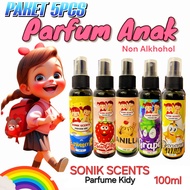 Paket 5 Pcs Parfum Anak Parfum Kidy Non Alkhohol Bpom 100ml Mengandung Niacinamide dan Castor Oil Me