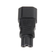 CUY IEC 320 C14 3-Pin Male To C5 3-Pin Female Power Plug Converter Adapter