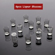 🔥[HOT!] 3pcs / 6pcs Liquor Drinking Glass 31mL,50mL,60mL,110ml, 200ml Liquor Shot Glass Mini Drinking Glass Liquor Glass
