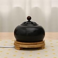 Electric Incense Burner with Timer, Ceramic Censer,Frankincense Resin Burner, Bakhoor Burner, Educes The Trouble of Igniting, No Open Flame, Eliminates fire Hazard, Safer, Made Easy