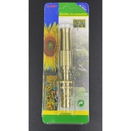 Brass Hose Nozzle High Pressure Adjustable Twist Host Garden Hose Water Jet Sprayer Muncung Paip 喷嘴