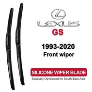 Car Wiper Blade for Lexus GS(GS200t F SPORT/300h/250) 1993-2020 front silicone windshield wiper blad
