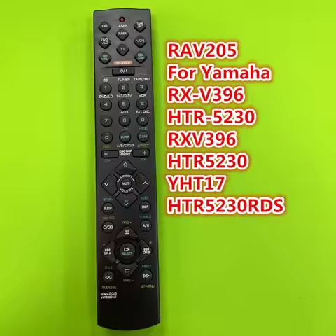 New RAV205 V473220 Remote Control For Yamaha Audio Video Theatre RX-V396 HTR-5230 RXV396 HTR5230 YHT