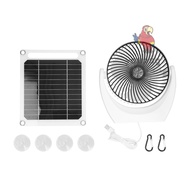 Portable 6W Solar Powered Fan Set Solar Panel Monocrystalline Silicon Solar Panel Multifunctional Solar Power Recharger