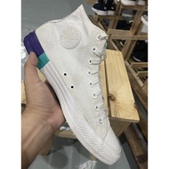 Converse Chuck Taylor All-Star Hi White / Aqua-Purple 10.5uk ORIGINAL