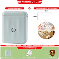 Niimbot D110เครื่องพิมพ์ฉลากความร้อนเครื่องพิมพ์บาร์โค้ดแบบพกพาขนาดเล็ก-อัปเดตจาก Niimbot D11-บลูทูธ