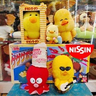 199X 日本 NISSIN 日清 小雞 元祖雞 杯麵 章魚 景品 非賣品 吉祥物 娃娃 玩偶 布偶 公仔 吊飾 玩具