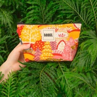 拉鍊萬用包 / 日本花布限定 _夕陽森林