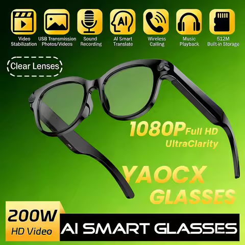 2026 Smart Glasses Photography Video AI Intelligent Interactive Translation Smart Sunglasses Bluetoo