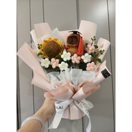 Graduation bouquet capybara bouquet crochet sunflower bouquet