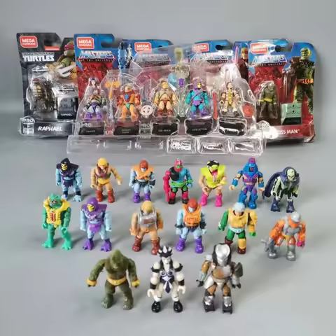 Mega Construxs Masters of The Universes Moss Man Prince Adam Stratos Evil-lyn Joint Movable Action F