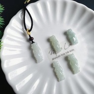 天然緬甸玉翡翠 孤品 猴 猴子 美猴王 項鍊 長壽 禮物 生日禮物