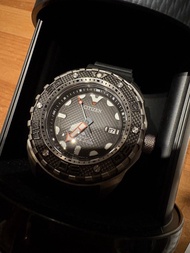 [Full Set 氧氣瓶盒] Citizen Promaster Super Titanium 自動潛水錶 (NB6004-08E / 鈦金屬200m 潛水)