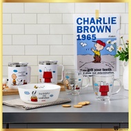 [Corelle Coordinates] Snoopy Stainless Steel Mug 400ml Glass Mug 380ml