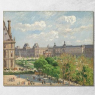 Place Du Carrousel Paris 1900 Camille Pissarro cps54 Canvas Print