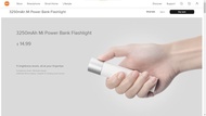 Mi Power Bank Flashlight 小米隨身行動電源手電筒