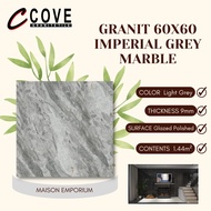 GRANIT 60X60 COVE IMPERIAL GREY MARBLE GLAZED POLISHED / ABU CORAK