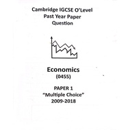 Cambridge IGCSE economics multiple choice AND structure questions past year paper WITH ANSWERS 2009-