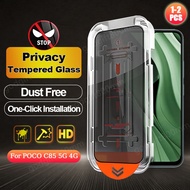 POCO C85 5G 4G Anti Spy Tempered Glass Film for POCO C75 C71 C65 C61 C55 C51 C50 5G 4G Privacy Scree