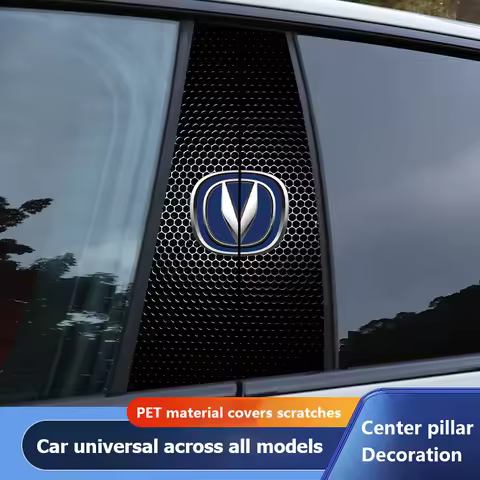2Pcs Car Center Pillar Sticker Auto B Pillars Protective Film For Changan CS75 CS55 CS15 CS35 EADO C