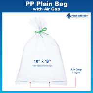 PP Plastic Bag with 2 Air Gap | Transparent | Vegetable/Fruit Packing | 10x16 | READY STOK | Local