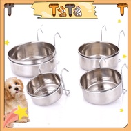 Ti Ti Dog Stainless Bowl For Dog Metal Hook Dog Hanging Bowl For Dog Water Feeder For Dog Cage Large