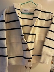 全新 橫間 韓國 made in Korea 水貂毛 有帽外套