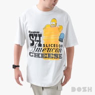 DOSH EXTRASIZED T-SHIRTS THE SIMPSONS เสื้อยืดใหญ่พิเศษ3-7XL DSIMTX5002-OW