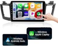 ViaBecs 10.2" Bluetooth Car Stereo Carplay for Toyota RAV4 RAV 4 2013 2014 2015 2016 2017 2018 Car Radio Audio Support GPS Navigation WiFi FM/AM Handsfree Calling 1280x720P