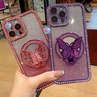 JRYU OPPO Full Diamond Butterfly With Mirror Softcase Oppo A5X A5i A3X A3 PRO A5 PRO A60 A5S F9 A7 A