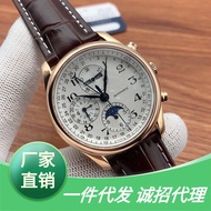 2026 Fashion Sports Business Card Maker Automatic Mechanical Watch Business Men's Watch Moon Phase E