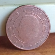 Koleksi Koin Belgia Euro Cent 1 Cent K-4352