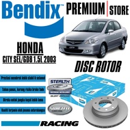 Original Bendix Front Set And Rear Disc Rotor - Honda City SEL/GD8 2003 1.5L BR2504