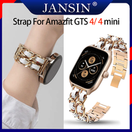 Watchband for Amazfit GTS 4 mini Smart Watch Strap Stainless Steel Bracelet for Amazfit GTS 4 Metal
