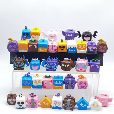 12/24/36pcs Blox Fruits Figures Toys Blox Fruit Action Figures Pvc Model For Room Decoration Kids Bi