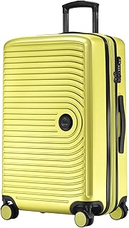 Mitte - Large Hard Shell Suitcase, TSA 4 Wheels, Check-in Luggage with 8 cm Volume Extension, 77 cm,