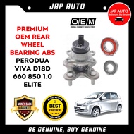 Perodua Viva 660 850 1.0 Elite ABS + Bearing Hub Premium OEM High Quality Rear Wheel Bearing Tayar B